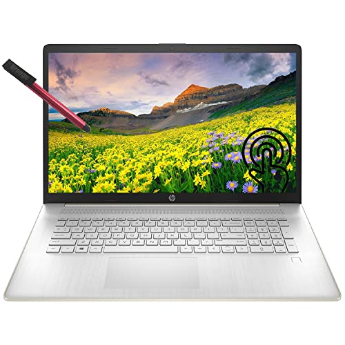 HP 17 17.3" HD+ Touchscreen Laptop, Quad-Core AMD