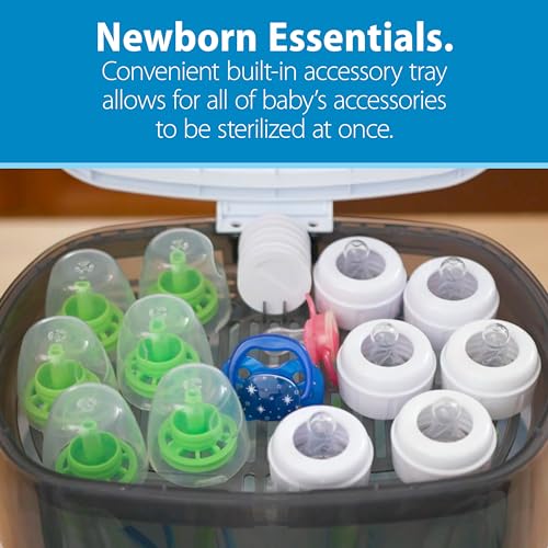 Dr. Brown's Deluxe Electric Sterilizer for Baby Bottles and Other Baby Essentials & Anti-Colic Options+ Baby Bottles, Narrow, 4 oz, 4pack - image 4
