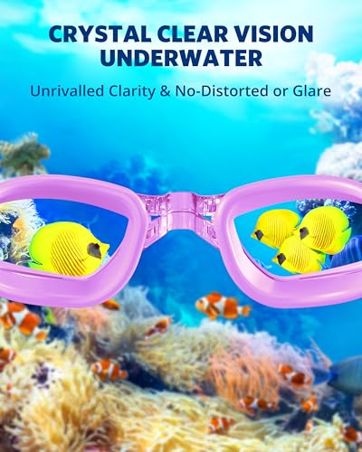 Image of Aegend Swim Goggles, Swimming Goggles No Leaking Full Protection Adult Men Women Youth