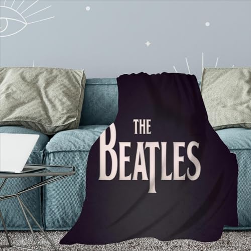 AMNOOL The Beatles Couvertures en flanelle d’automne et d’hiver, couverture en microfibre polaire ultra douce, couverture confortable et chaude avec impression 3D pour enfants et adultes 100 x 130 cm - Les Beatles, Paul McCartney, John Lennon, RIngo Starr, George Harrison AMNOOL The Beatles Couvertures en flanelle d'automne et d'hiver, couverture en microfibre polaire ultra douce, couverture confortable et chaude avec impression 3D pour enfants et adultes 100 x 130 cm – Image 4