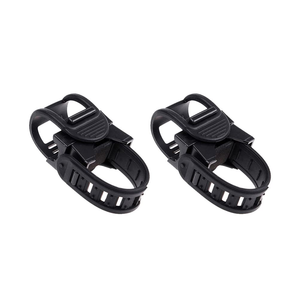 Bike Flashlight Holder Universal 2pcs 360 Degree Rotational Bike Flashlight Mount Bike Clamp Adjustable Holder Mountain Bike Flashlight Mount