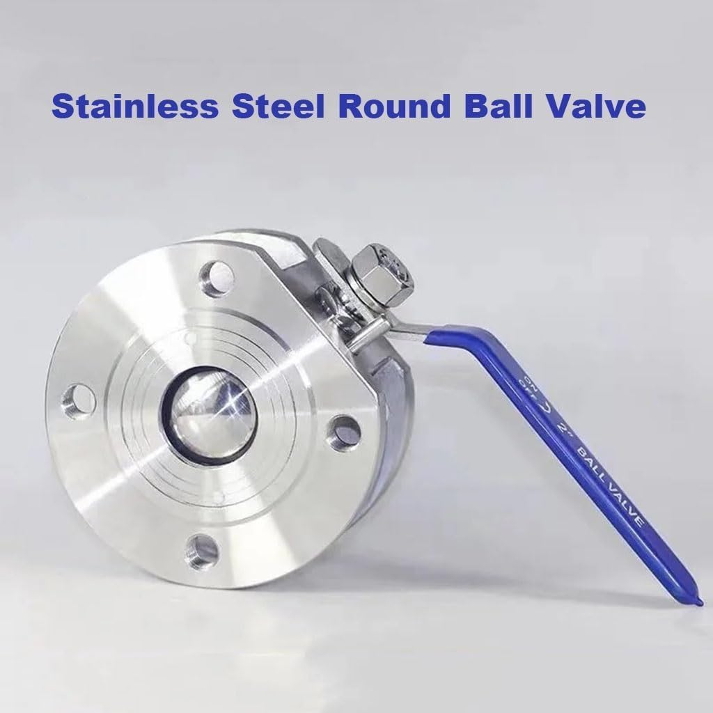 Round Flange Valve Precision Valve Metal Ball Valve Ultra Thin Wafer Type Flange Ball Valve,Stainless Steel Round Ball Valve, Q71F-16P Flange Ball Valve,high Pressure Valve Stainless Steel Flange
