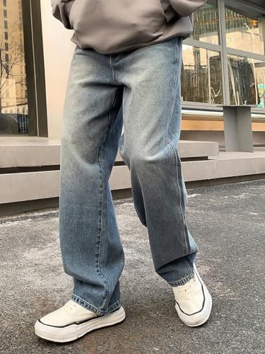 THE FEBZA Men's Blue Jeans Regular Fit - Image 7