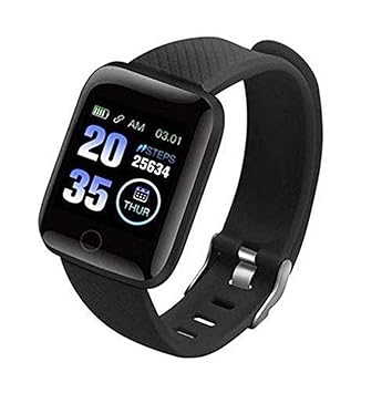 Smart Watch for Girls Heart Rate, Sleep Monitoring, Step Distance Measure, Calorie Counter Reminder. Notification notifing on Hand. [IP-68 Waterproof Resistance] 10 Days Battery Life.