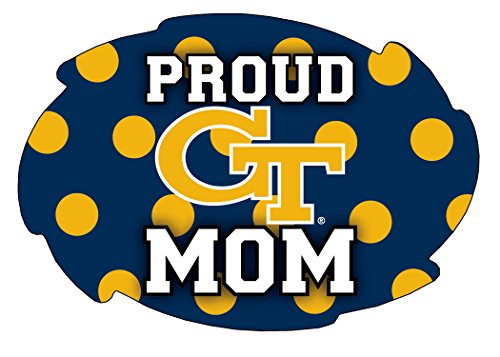 Georgia Institute of Technology Yellow Jackets Proud Mom Magnet Single Officially Licensed Collegiate Product