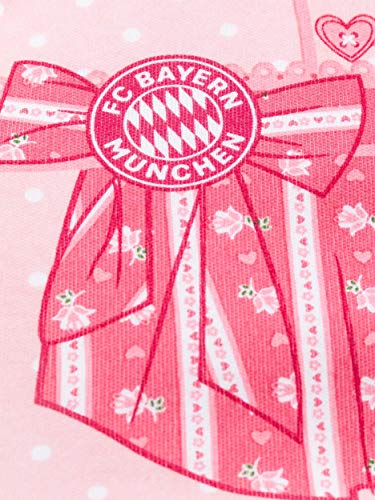 FC Bayern München Baby Body Dirndl Rosa, Taglia 68...