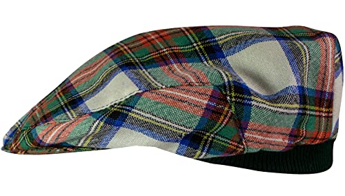 Casquette plate tartan Stewart Dress à bande élastique pour vos sorties