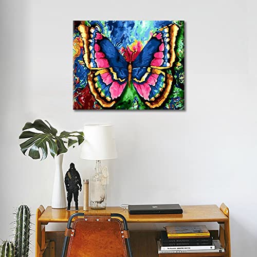 Dipingere con i numeri per adulti, Farfalla