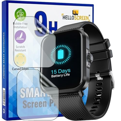 Image of 2 Pack | Smartwatch Screen Protector for boAt Storm Infinity | 1.83 inch | Flexible TPU Film, 9H Scratch Resistant, Bubble Free Installation - Not Tempered Glass