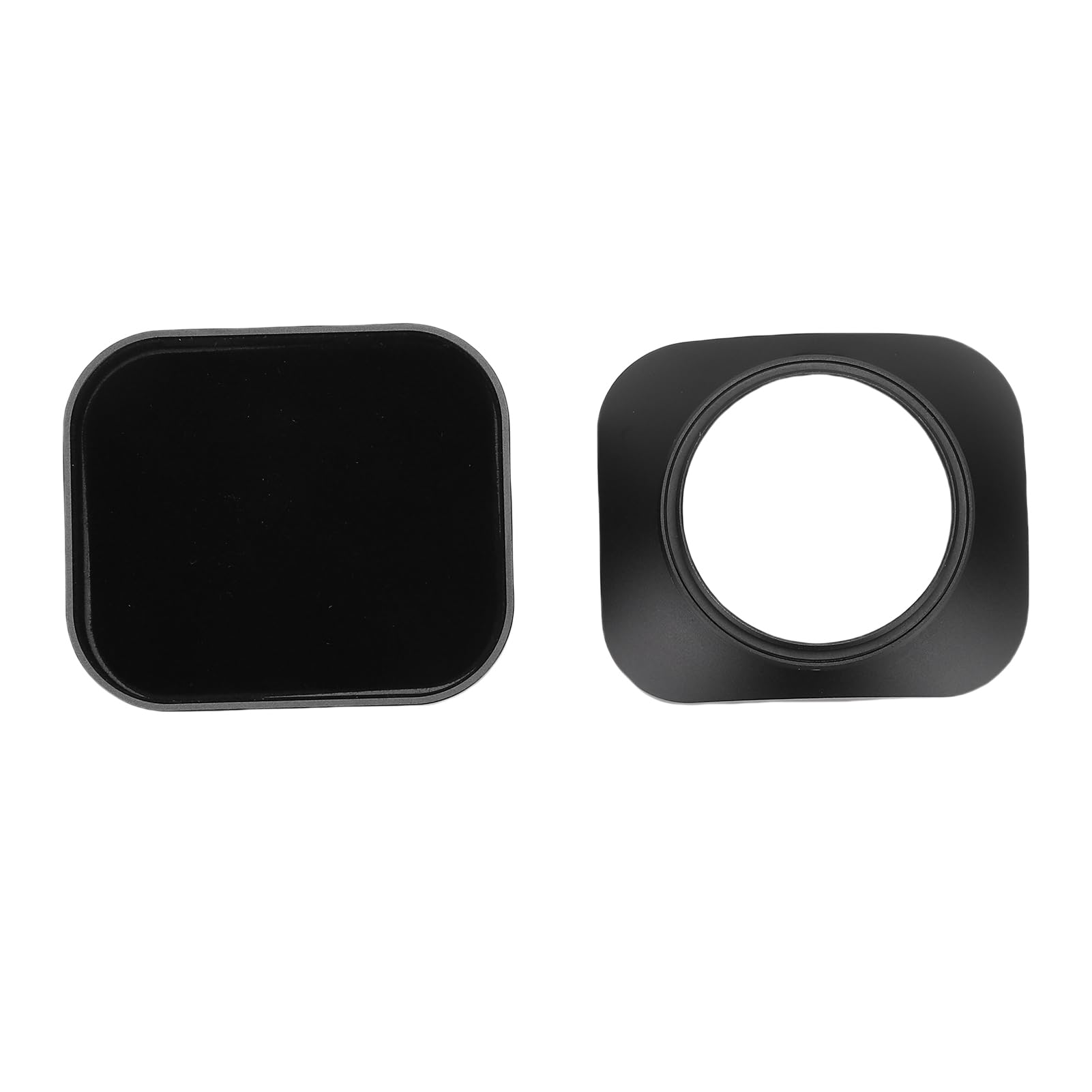 Fabater Set Paraluce Quadrato da 37 Mm in Lega di Alluminio con Copriobiettivo per Fotografia, Design Resistente e Leggero, Ideale per Riprese All'aperto