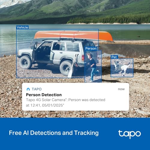Image of Tapo C615G KIT 2K 3MP Solar Security Camera Outdoor Wireless,4G Security Camera with SIM Slot,Colour Night Vision Outdoor Camera,AI Detection CCTV,IP65,No Hub,Alexa,GoogleHome,No Monthly fee