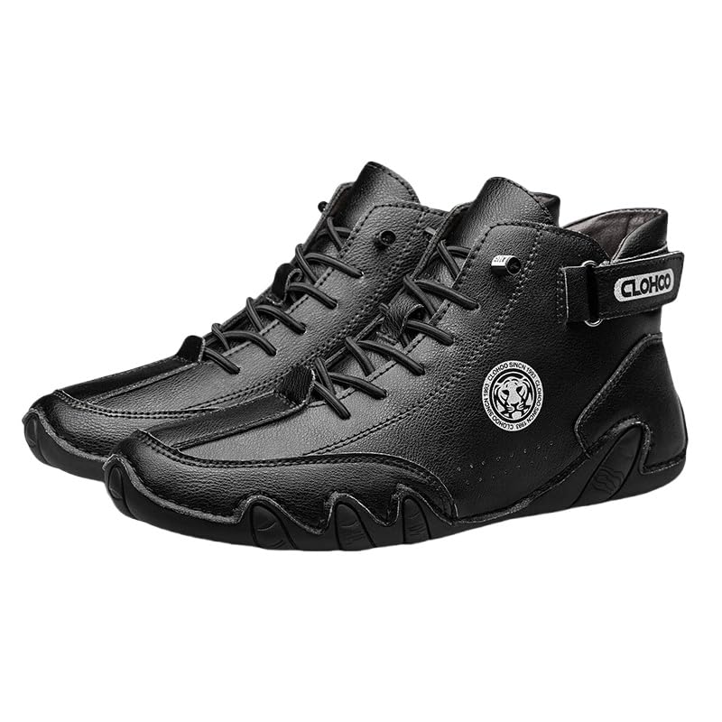OrthoFree - ergonomische, schmerzlindernde Leder-Barfußschuhe Winterschuhe für Herren