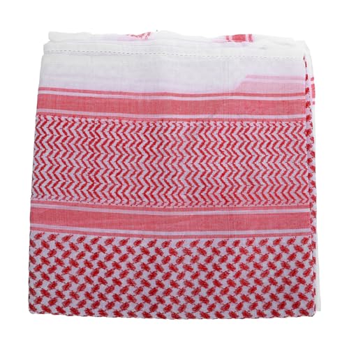 Pañuelo árabe rojo Alasum de poliéster moderno para hombres
