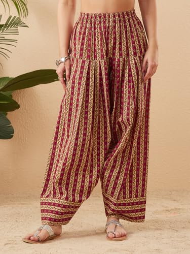 Image of MOKOSH Women's Cotton Print Kurta with Farsi Pant