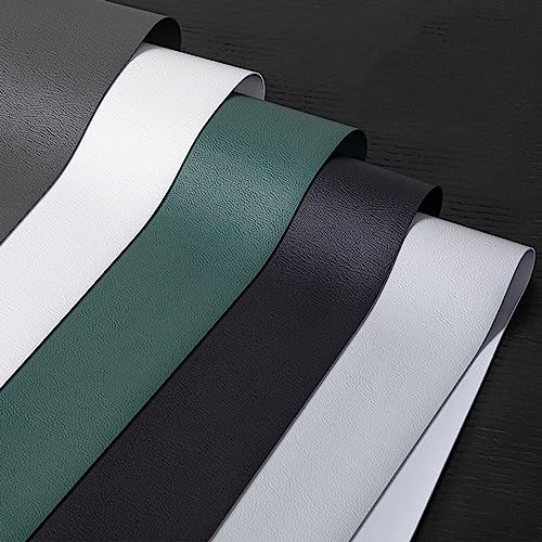 Nappe ronde en similicuir vert 50 cm imperméable pour table