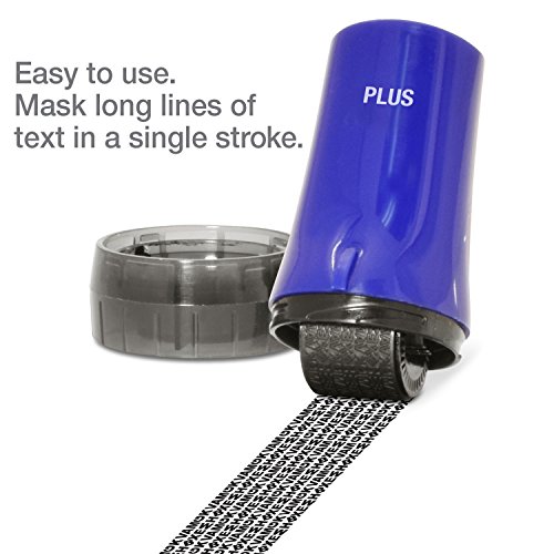 Image of Guard Your ID Advanced Roller 2.0 Identity Theft Prevention Security Stamp Blue
