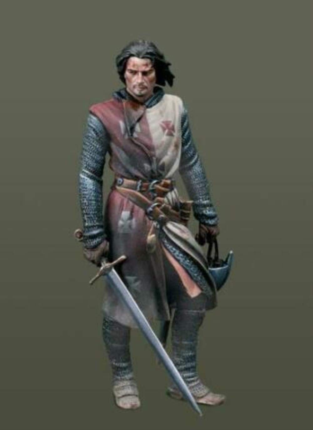 Figurine résine 54mm officier ancien miniature 1/32 moulage précision