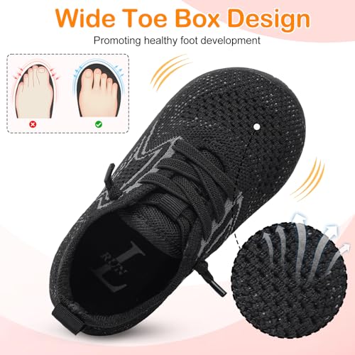 L-RUN Toddler Barefoot Boys Girls Tennis Shoes Wide Summer School Walking Sneakers Baby First Walking Shoes2
