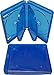 (5) Empty 21mm Thick SIX DISC Capacity Blue Replacement Boxes/Cases for Blu-Ray DVD Movies - Holds 6 Discs #BR6R21BL