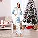 Yuiboo Snowy Kitten WonderlandAdult Unisex One Piecing Pajamas for Man Women Funny Hooded Costumes