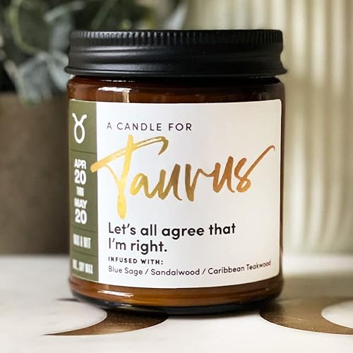 Vista 34 de WAX & WIT Gemini Gifts for Women, Zodiac Gifts for Women, Astrology Gift for Woman, Zodiac Candles, Gemini Candle, June May Birthday Gift for Woman