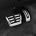 Produktbild JINXZHQC Automodell Edelstahl Bremspedal. Für Volkswagen Audi Q7 SQ7 Touareg 2007 2017