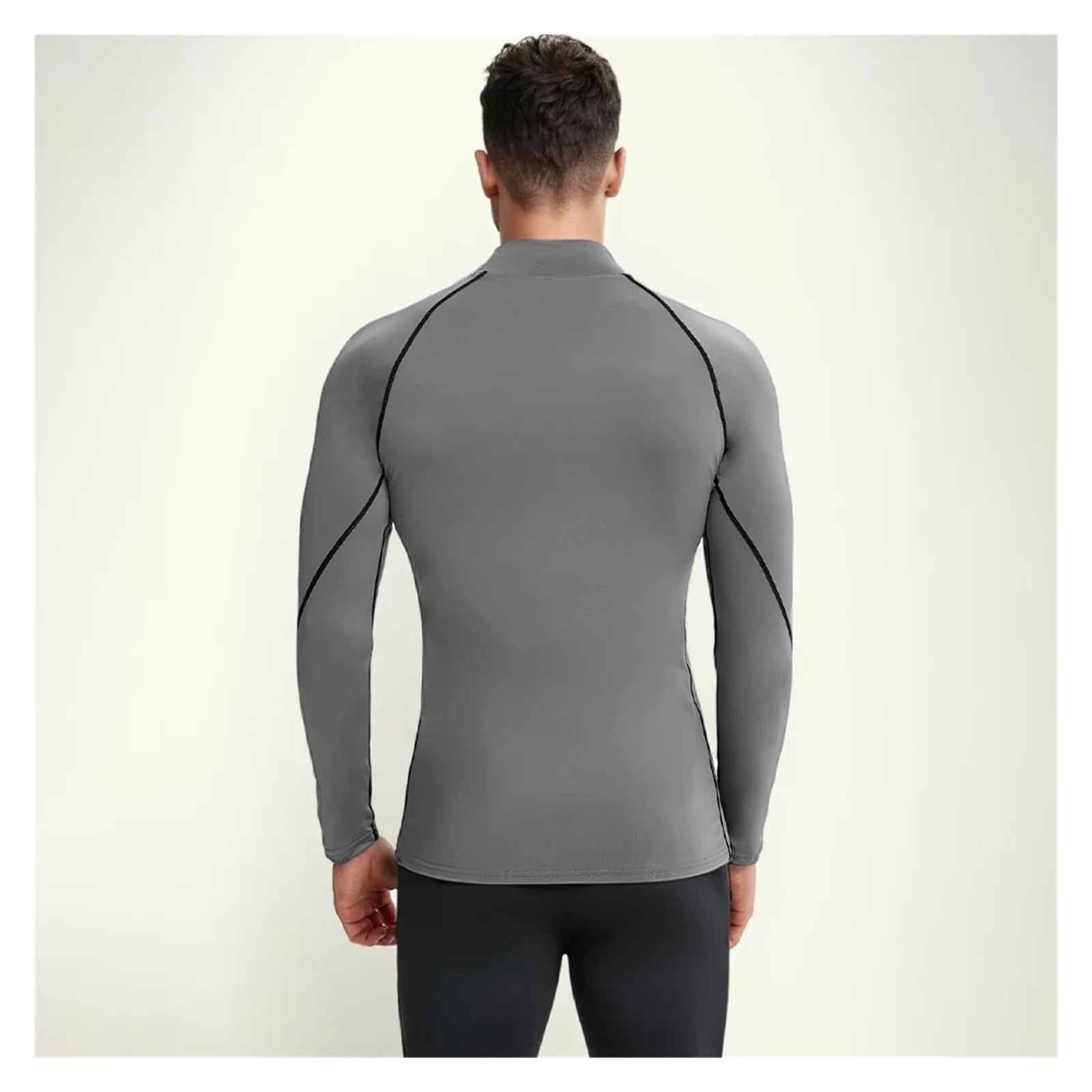 Camisetas de compresión for Hombre, Camisa Manga Larga for Correr, Secado rápido, Camisetas Interiores Entrenamiento for Culturismo y Gimnasio