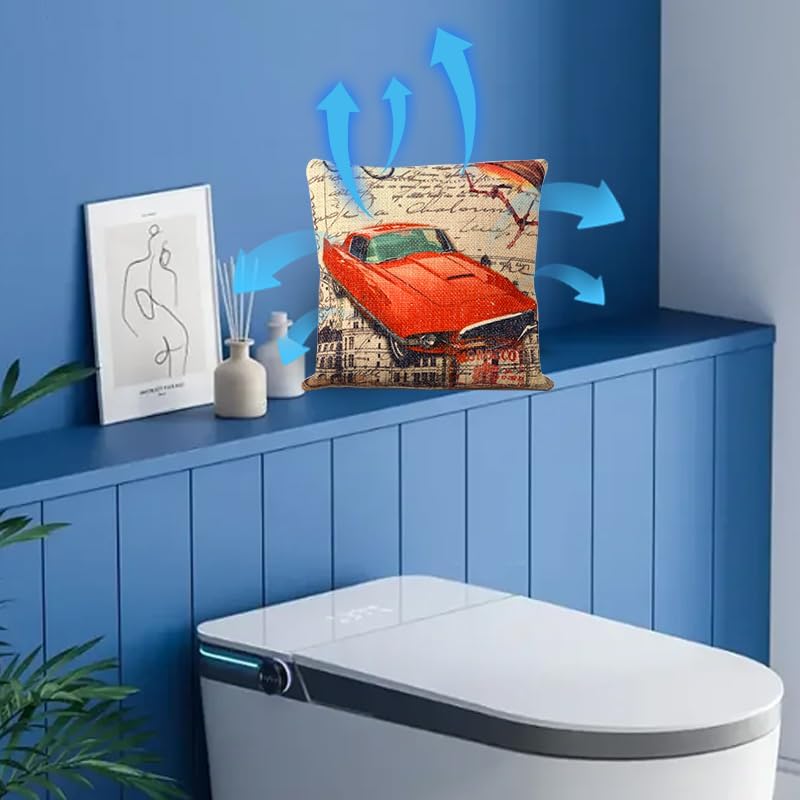 Miniatura 3 de Bolsa purificadora de aire de carbón de bambú activada natural para el hogar, desodorante y eliminador de humedad. Bolsa purificadora para armario,