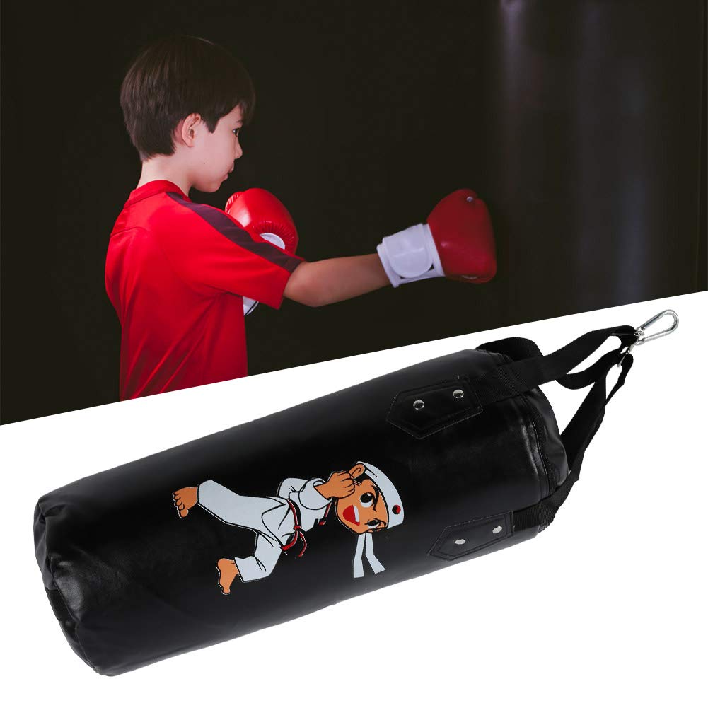 Saco de Arena de Boxeo para niños Equipo Hueco de Entrenamiento MAGT Duradero Sanda Muay Thai Negro