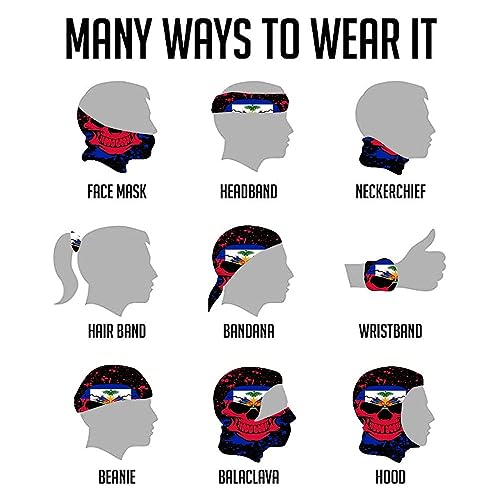 Image of Men Women Bandanas Neck Gaiter Headwrap Balaclava | Seamless Face Cover Scarf Neck Warmer Breathable Headwear for Hiking Cycling