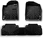 SMARTLINER All Weather Custom Fit Floor Mats 2 Row Liner Set Black Compatible with 2019-2022 Nissan Murano
