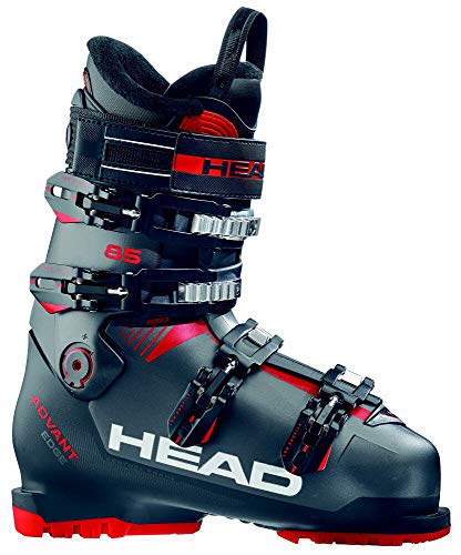 Head Advant Edge 85 Chaussures de Ski pour Homme, Anthracite/Noir/Rouge, Taille 26,5