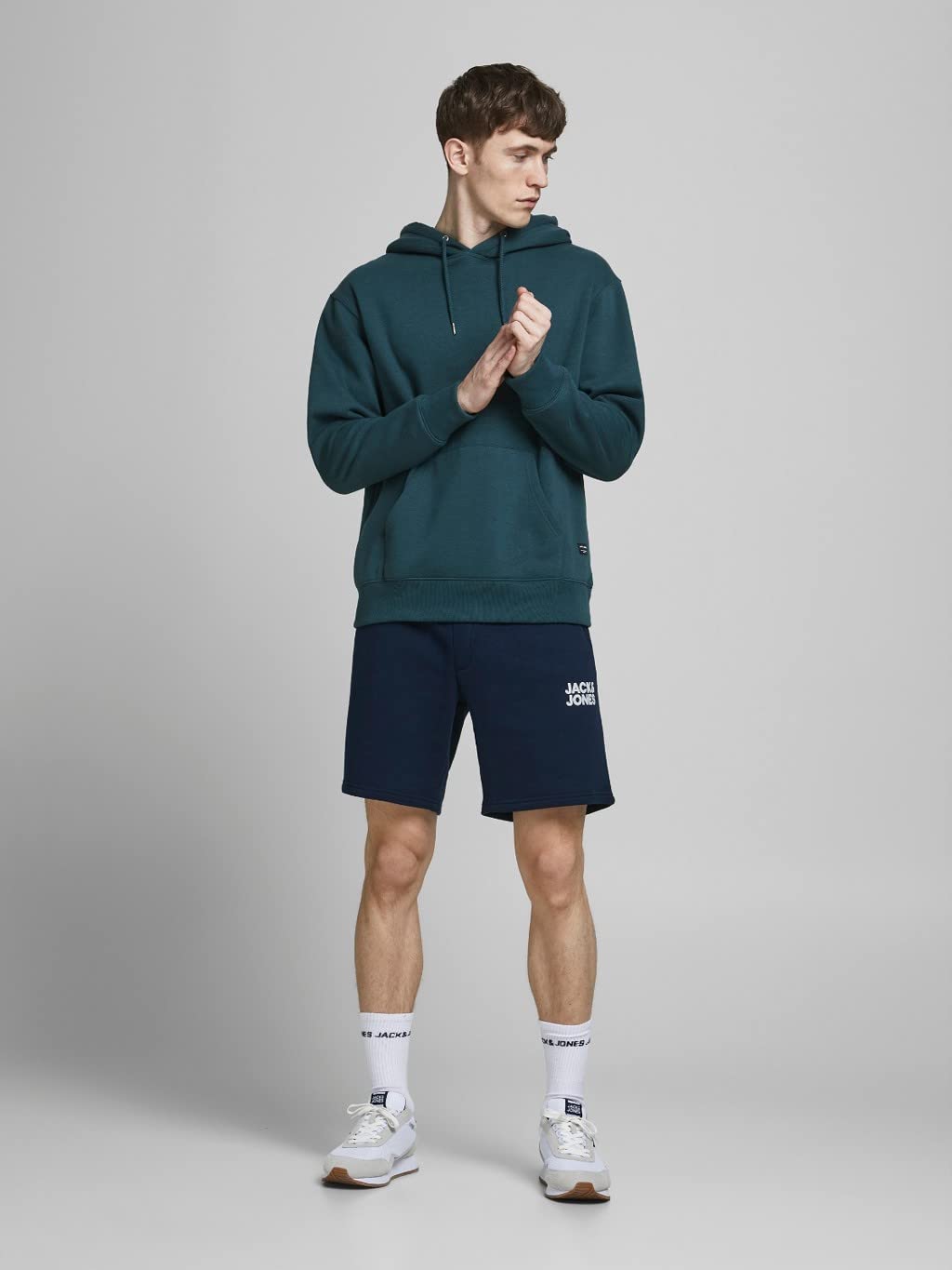 JACK & JONES JJINEWSOFT SWEAT SHORTS GMS - Shorty Mężczyźni