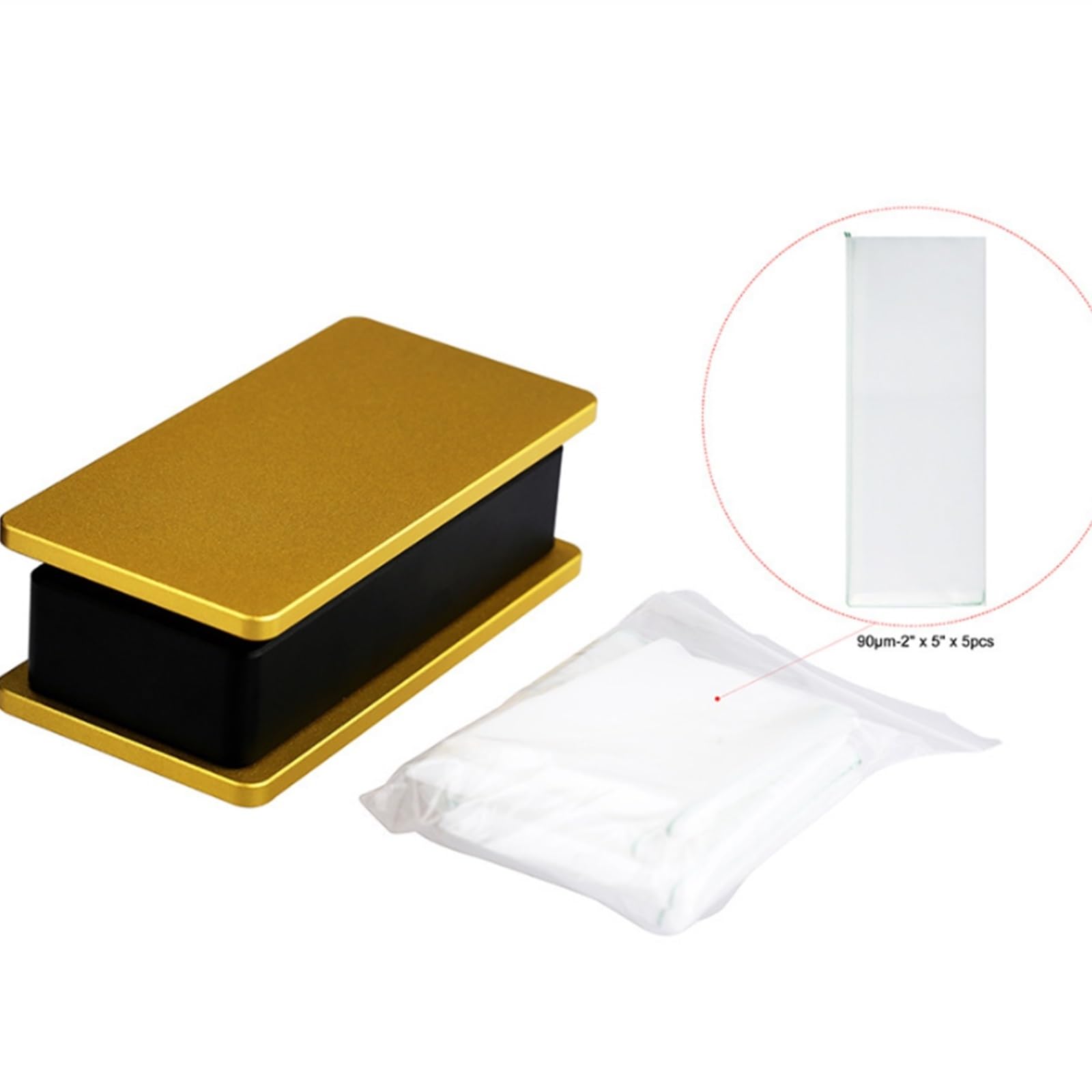 Heißpressmaschine, Wärmepresse, Kolophonium-Vorpress-Aluminiummaterial, Formkonzentrat, Wachsöl, Maschinen-Extraktionswerkzeug, 5,1 X 10,2 cm für T-Shirts, Becher, Mütze