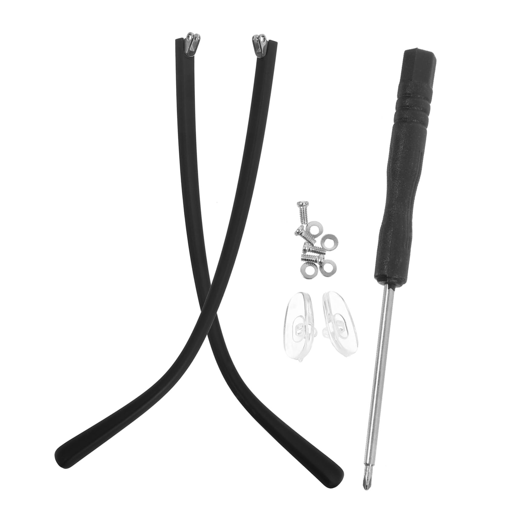 FOMIYES 3 Pairs Universal Eyeglass Arm Replacement Non Slip Temple for Glasses