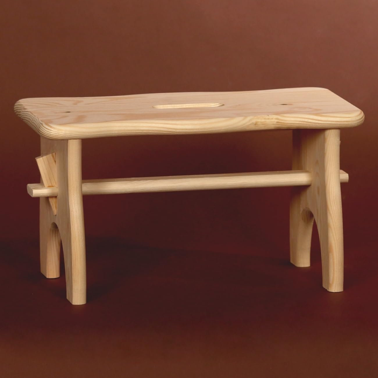 Bütic Banc de pied en bois d'épicéa