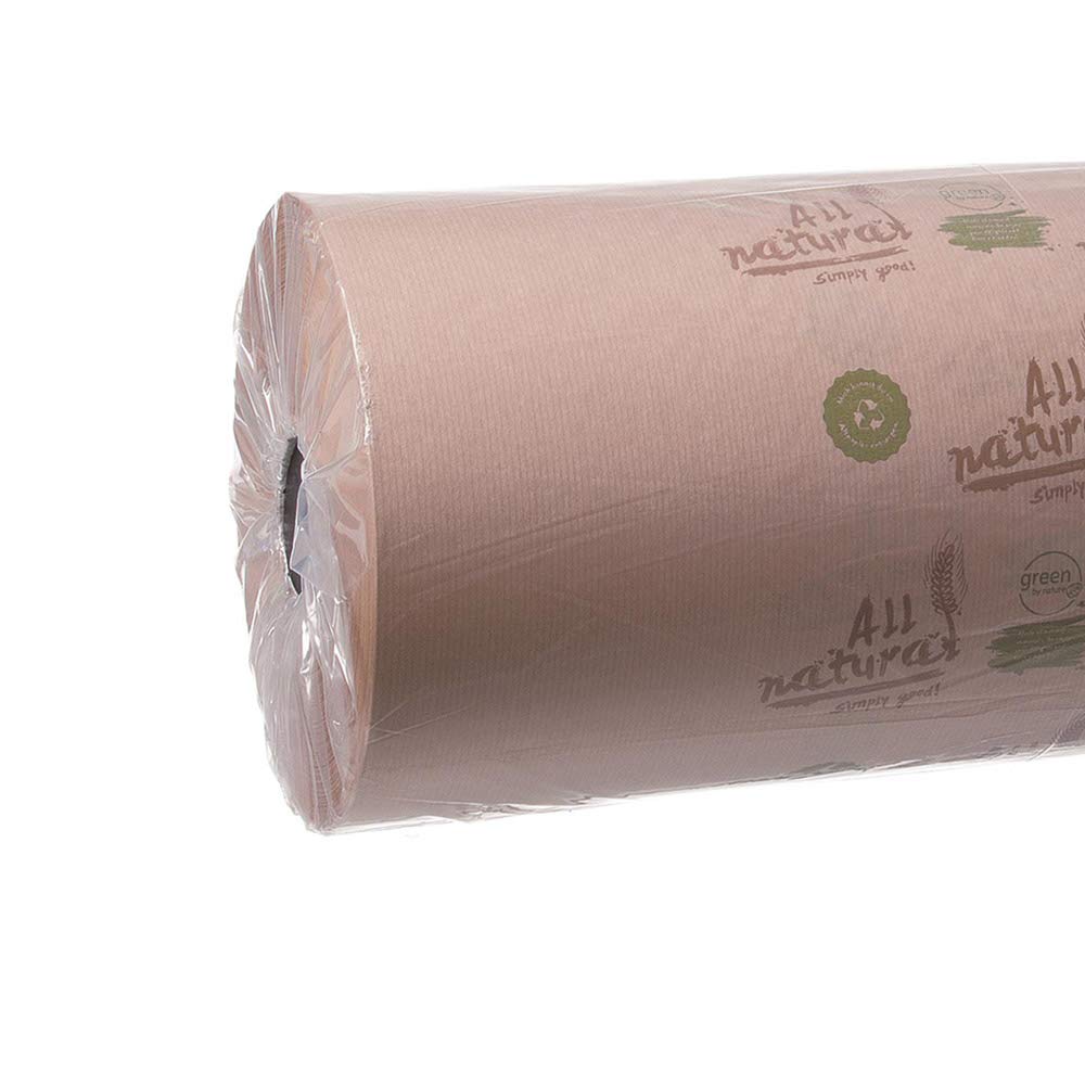 Große Rolle Bäckerseide"All Natural" braun | Secare Rolle 50 cm breit | 10 kg Einschlagpapier | HUTNER