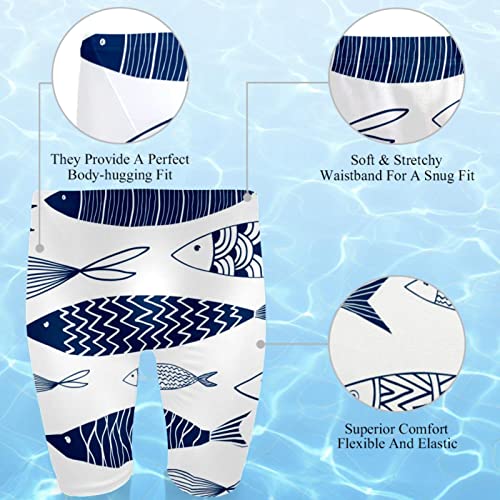 Jammer de natación para hombre en azul multicolor talla L 2