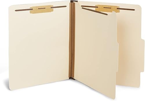384873 Carpetas Clasificación 25-Cut Top Tab LTR Manila, 10Bx
