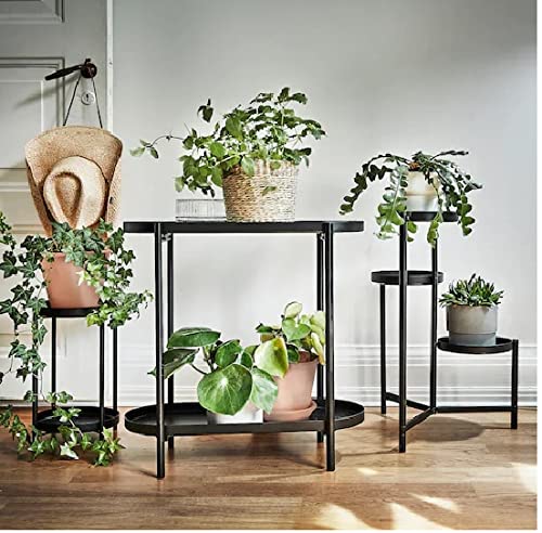 Olivblad Plant Stand, In/Outdoor Black58 Cm #TOP3