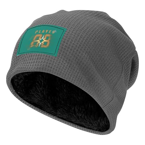 Bonnet extensible Gray 13 en peluche douce pour le skate