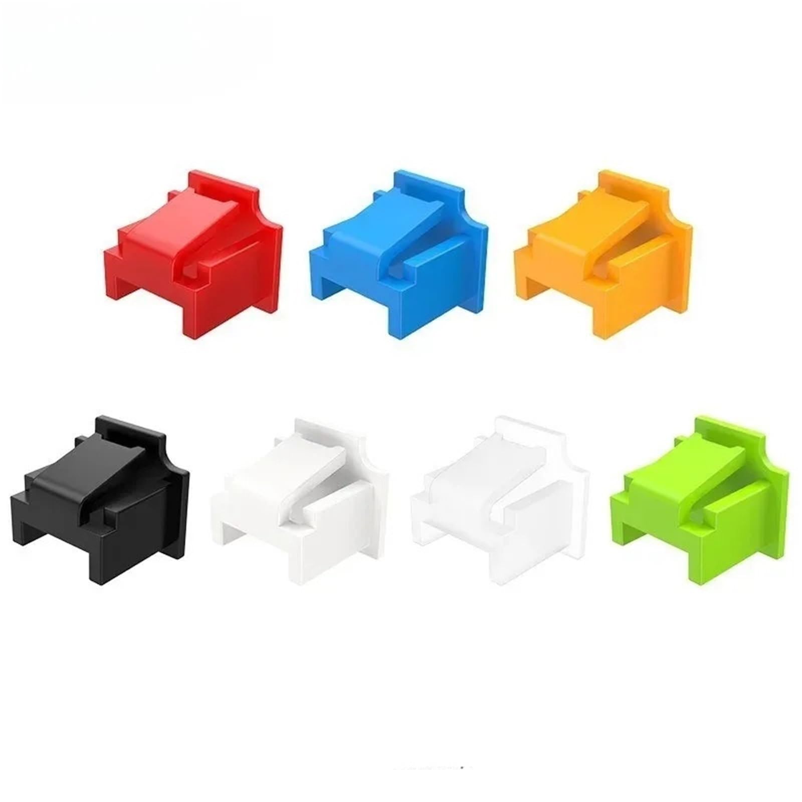 RJ45 Anti-Staub-Abdeckkappe, 10 Stück, RJ45, staubdicht, für Ethernet-LAN-Switch, Router, langlebig, Anti-Staub, für Hubs, Switches