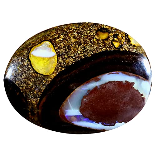 Opale boulder naturelle d'Australie de 8.31 ct une gemme de collection unique