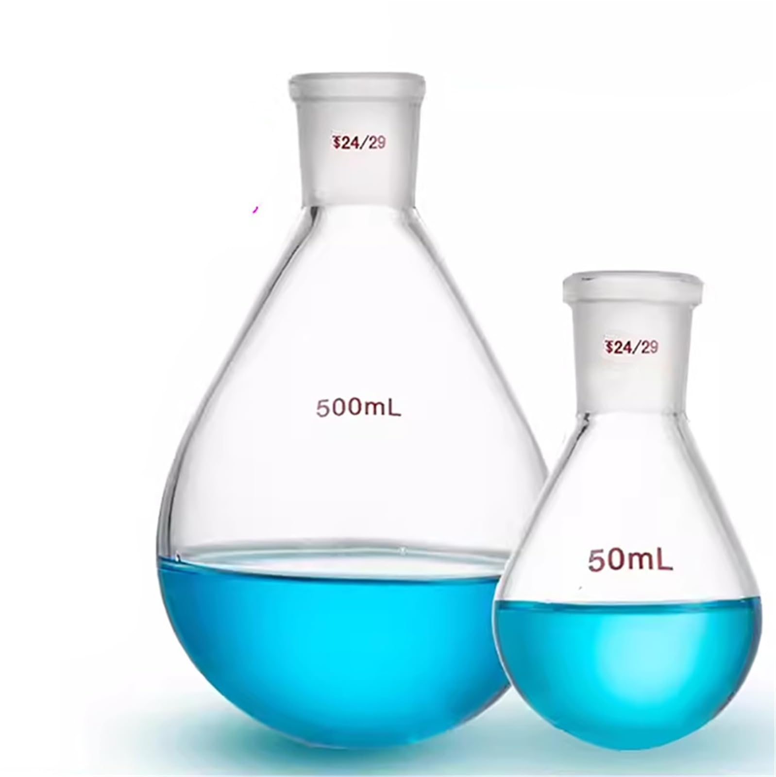 Bouteille de réaction à fond rond à Port de 150/250/500/1000/2000ml, évaporateur rotatif, flacon de réception en verre(250ml)