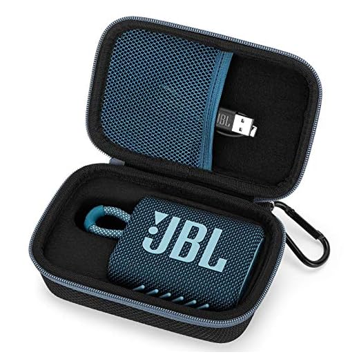 stuche Funda para JBL GO 3 Altavoz Bluetooth Inalámbrico Portátil,Bolso de Protección para Altavoces Caja Cubrir para Transporte Rígida