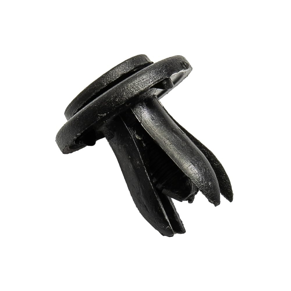 50pcs 6mm Plastic Rivets Black Rivet Fastener Mudguard Bumper Push Pin Clip for Most Car Models Interior Accessories