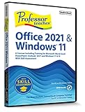 Professor Teaches Office 2021/365 & Windows 11 with Skill Assessment & 6 Courses - Interactive Training for Word, Excel, PowerPoint, Outlook, Access, Publisher & More! - CD/DVD