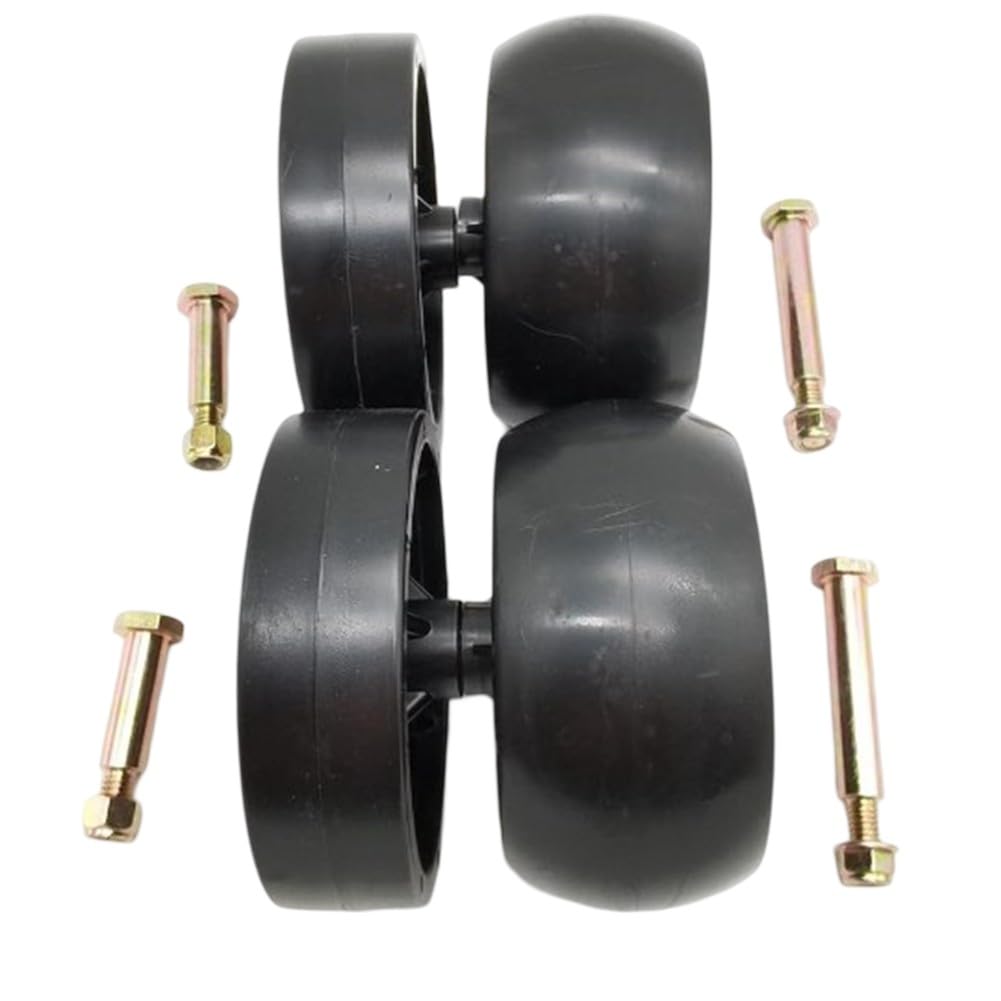 Paquete de 4 ruedas de cubierta de 5 pulgadas de repuesto para 734-04155 734-0973 para Craftsman PYT9000 RZT50 LT5000 LT2000 CADET LT1042 LT1045 piezas de tractor de césped