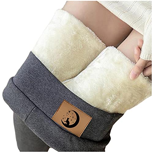 Leggings Damen Winter Damen Thermoleggings Gefüttert Thermo Super Dicke...