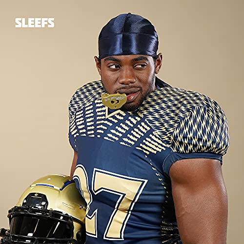 Slime Black Football Mouthguard - Sports Youth/Adults Mouthpiece - Lip And Teeth Protector - Top-Grade Silicone #TOP5